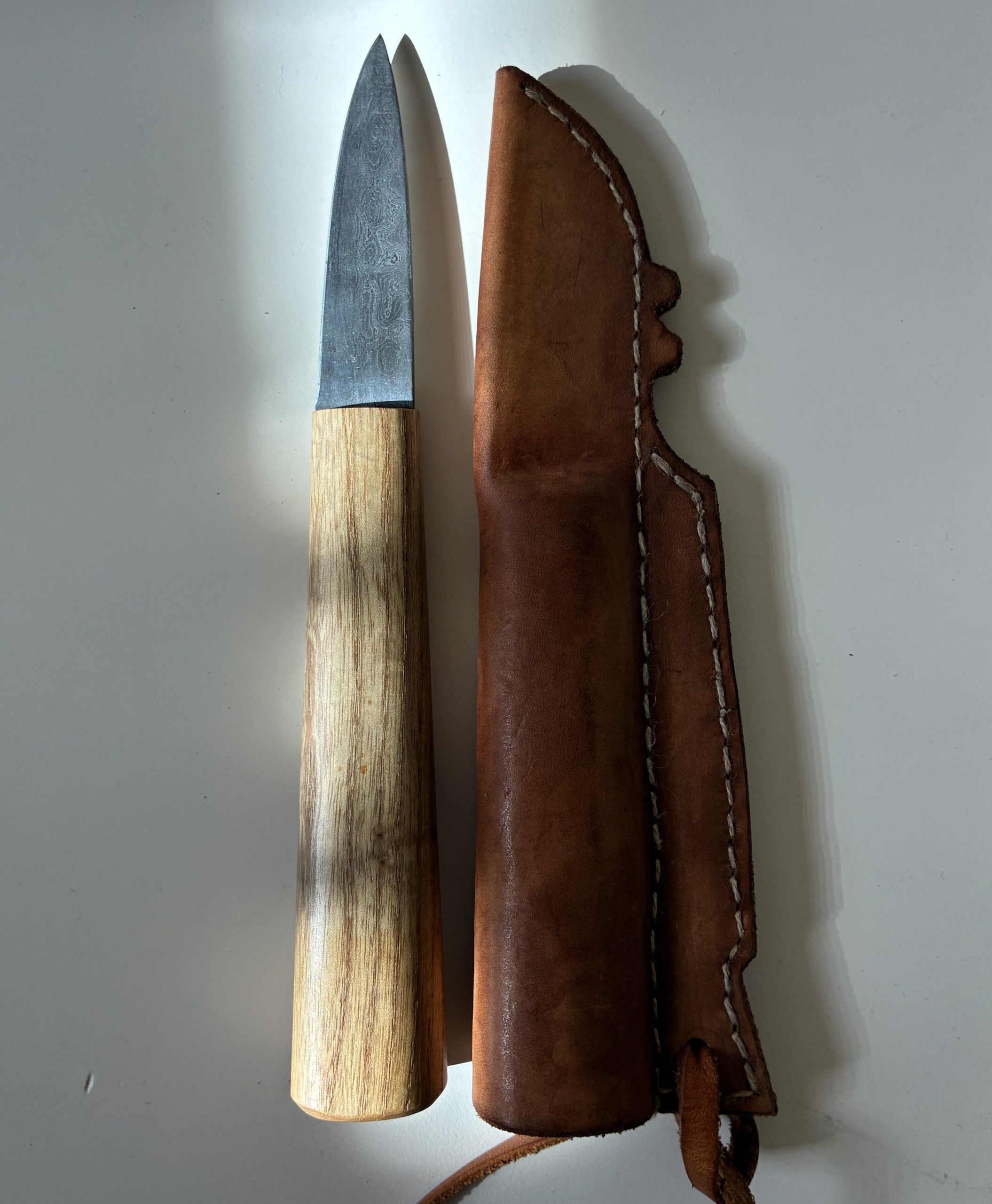 damast damascus medieval knife