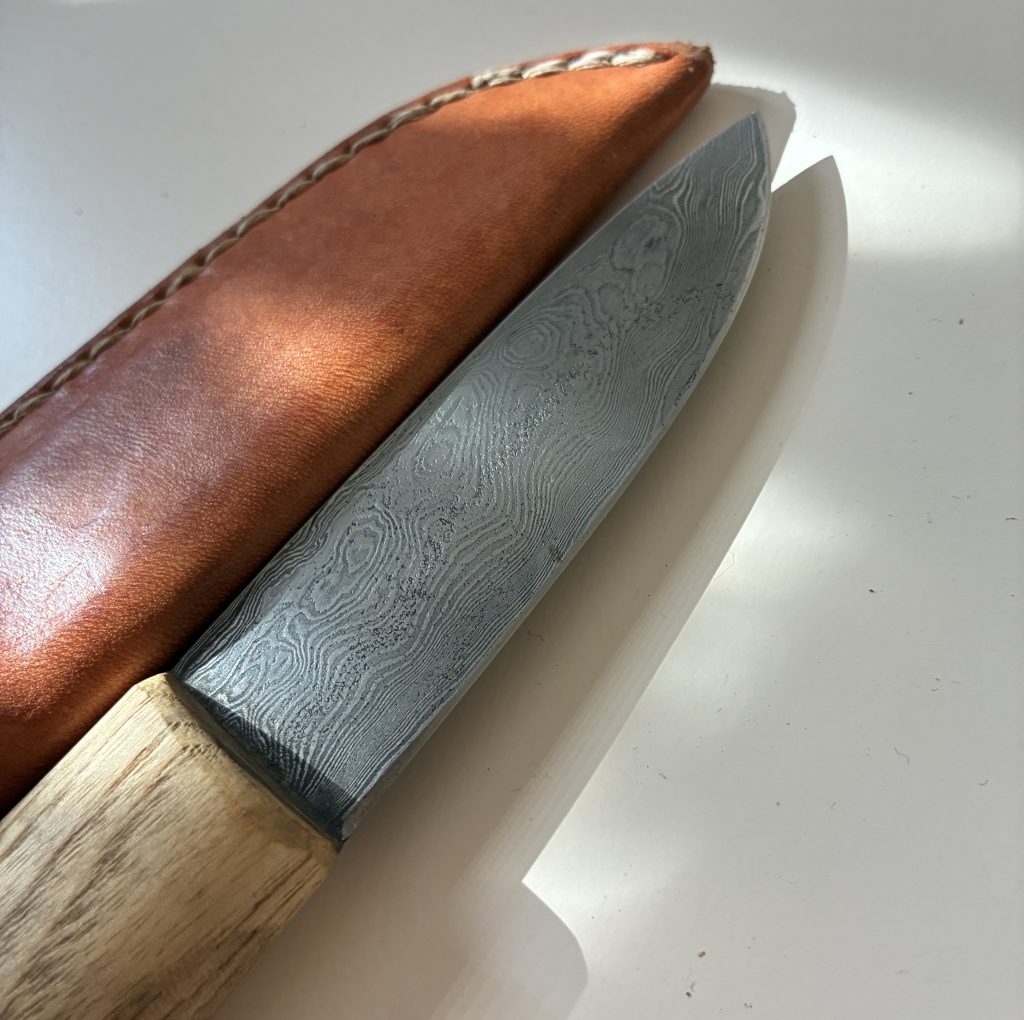damast damascus medieval knife